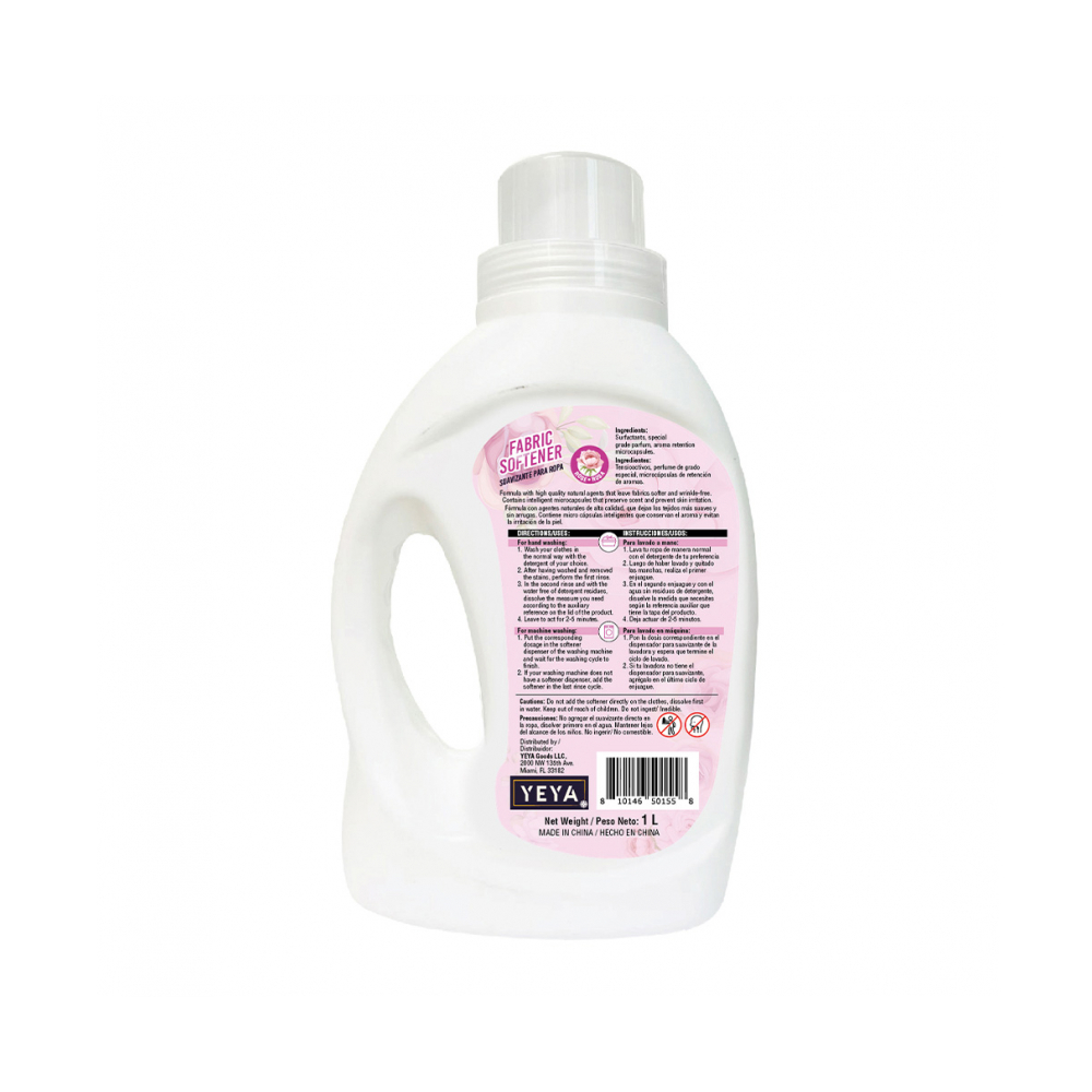 Suavizante para ropa con aroma de rosa YEYA (1 L) - Miniatura 2