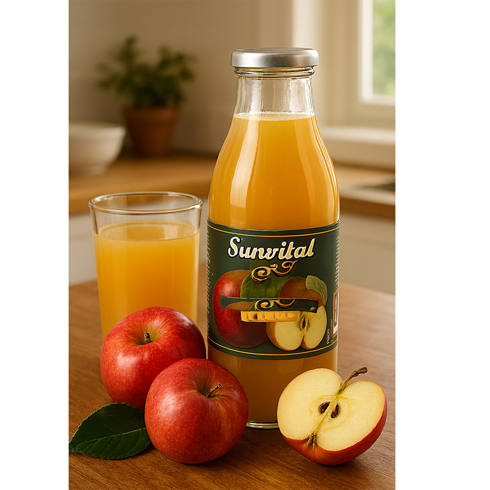 Jugo de manzana Sunvital (3 x 1 L) - Miniatura 4
