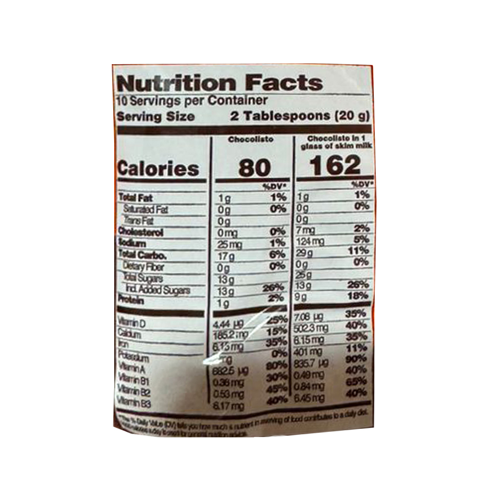 Chocolate en polvo Choco Listo (200 g / 7.05 oz) - Miniatura 4