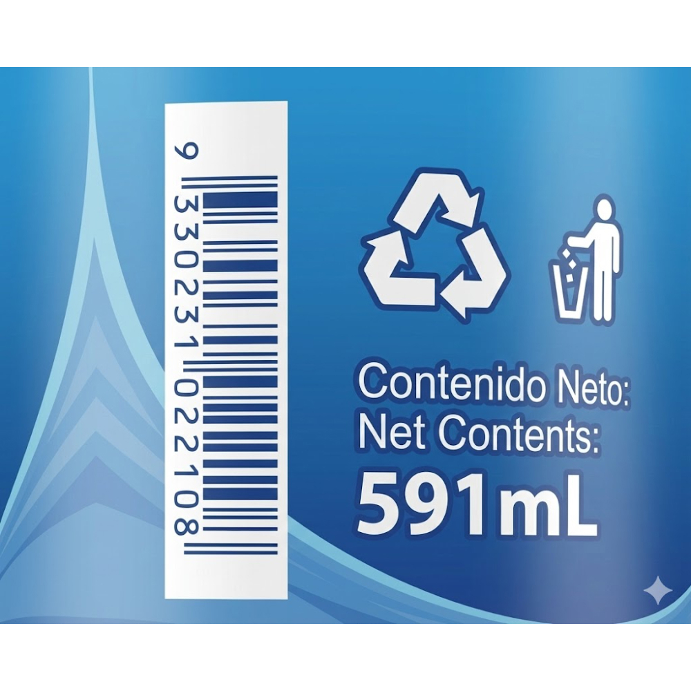 Agua purificada Los Piscis (591 ml) - Miniatura 3