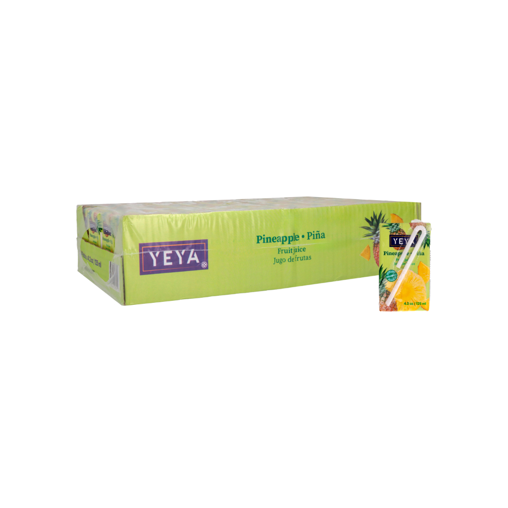 Jugo de frutas sabor piña Yeya (44 x 125 ml / 4.2 oz) | Supermarket23 ...