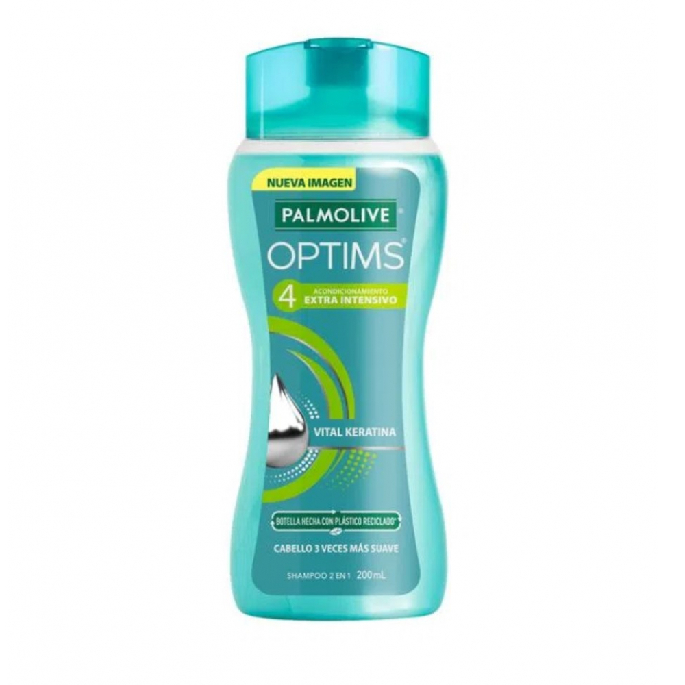 Champú 2 en 1 acondicionamiento extra intensivo Palmolive Optims (200 ml) - Miniatura 4