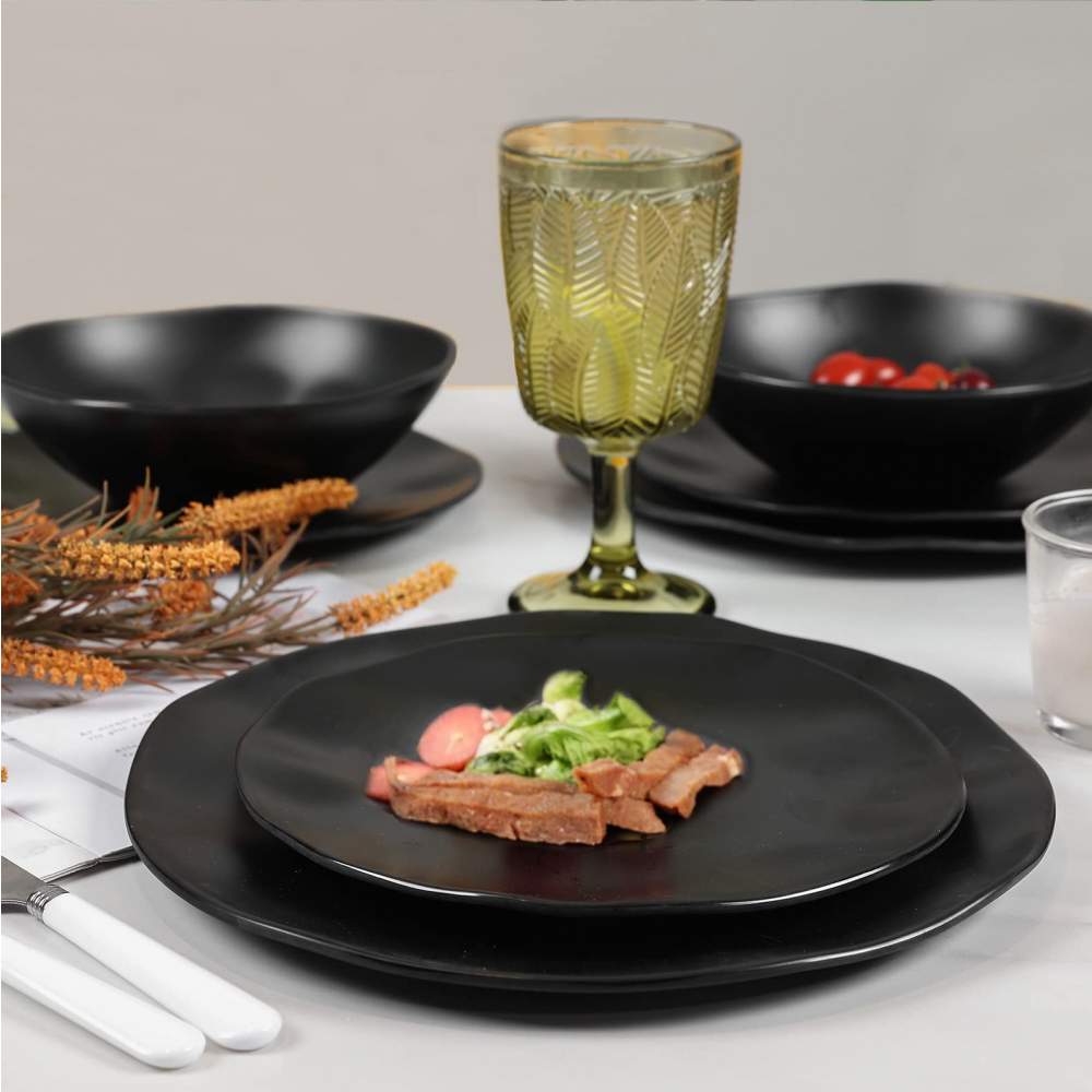 Plato lateral llano color negro Kulsan - Miniatura 3