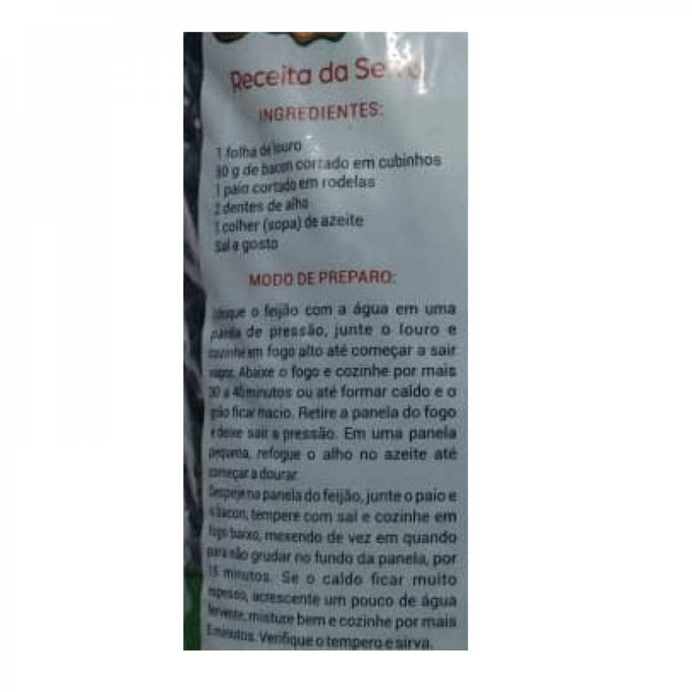 Frijoles negros Serra (1 kg / 2.2 lb) - Miniatura 3