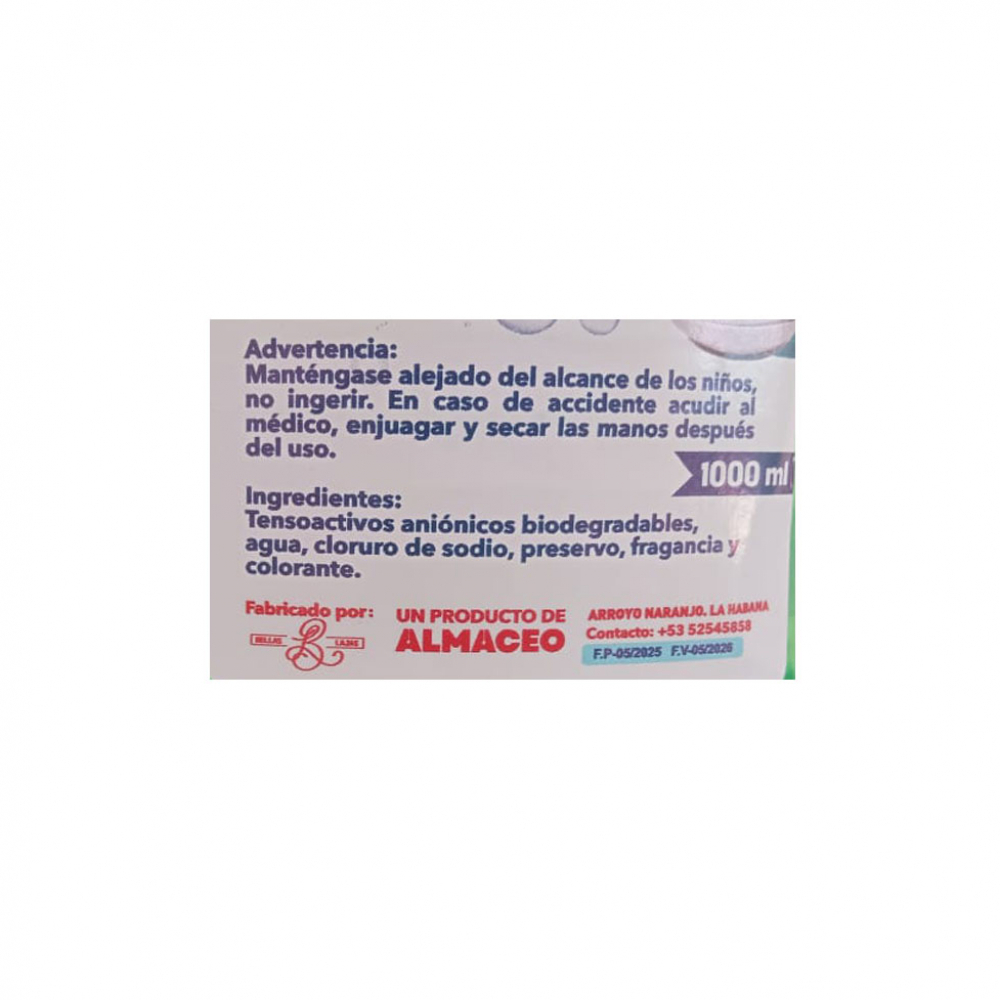 Detergente lavavajillas Cristal (1000 ml) - Miniatura 2