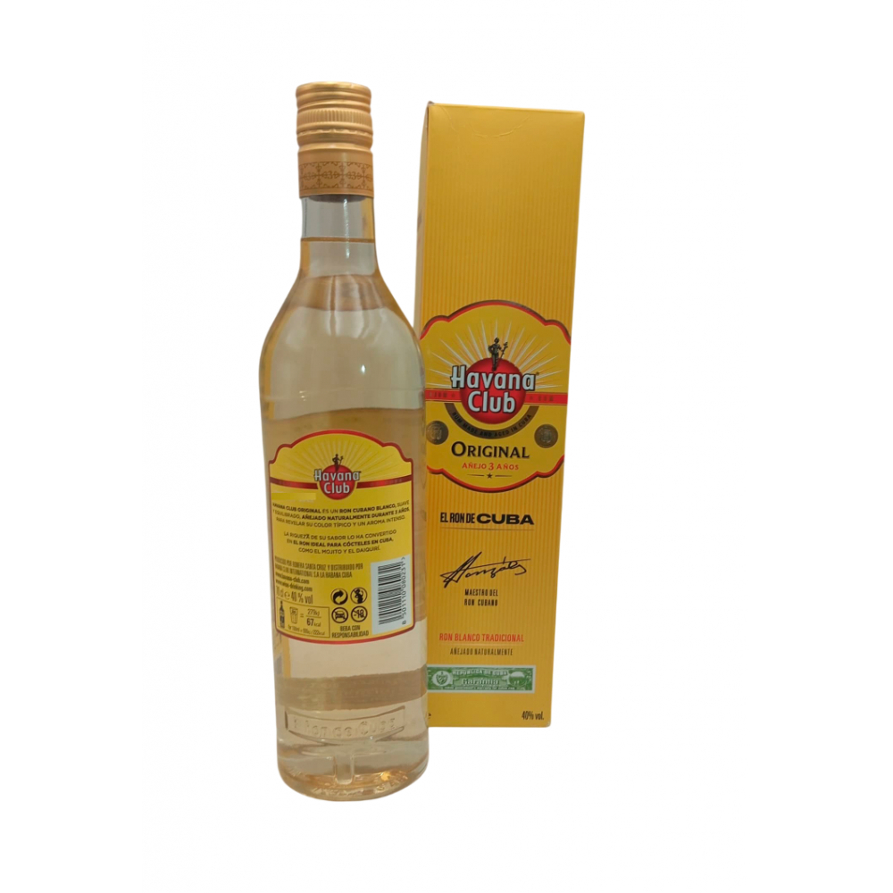 Botella de ron Original Añejo 3 Años 40 % vol Havana Club (700 ml) - Miniatura 2