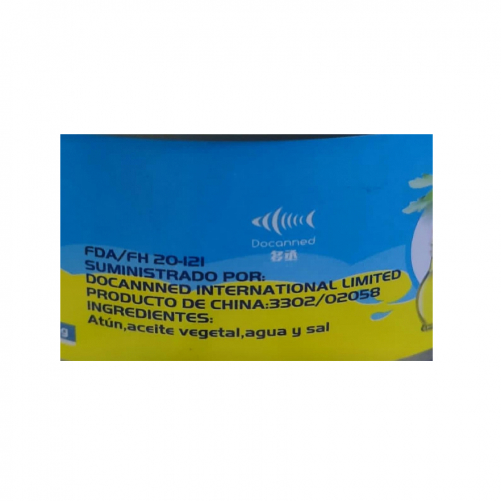 Atún en aceite vegetal Docanned (1 kg / 2.2 lb) - Miniatura 3