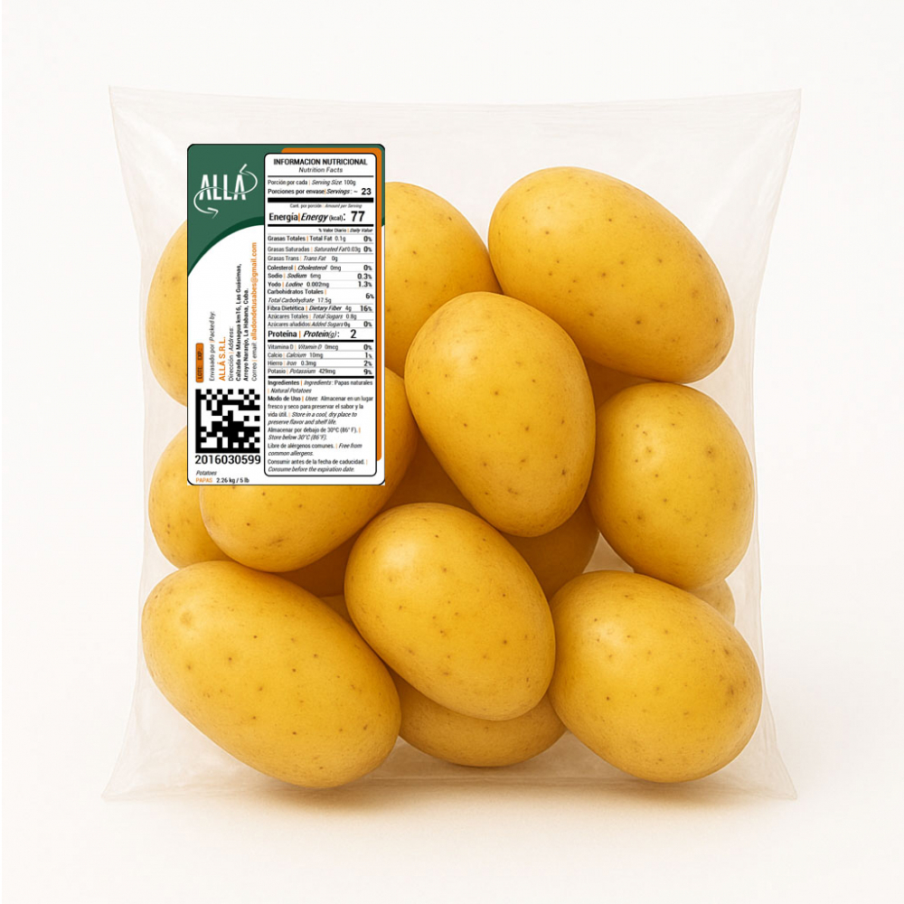 Papas ALLÁ (2.26 kg / 5 lb) - Miniatura 3