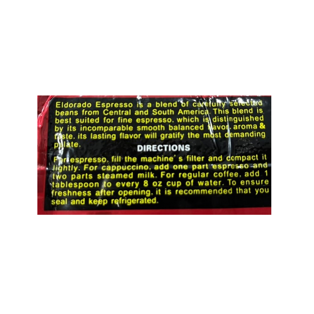 Café espresso El Dorado (255 g / 9 oz) - Miniatura 3