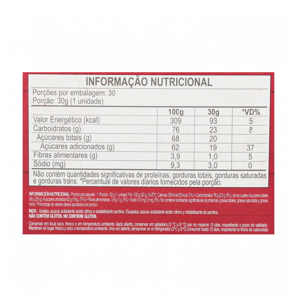 Bocaditos de pasta de guayaba Val (900 g / 1.98 lb) - Miniatura 3