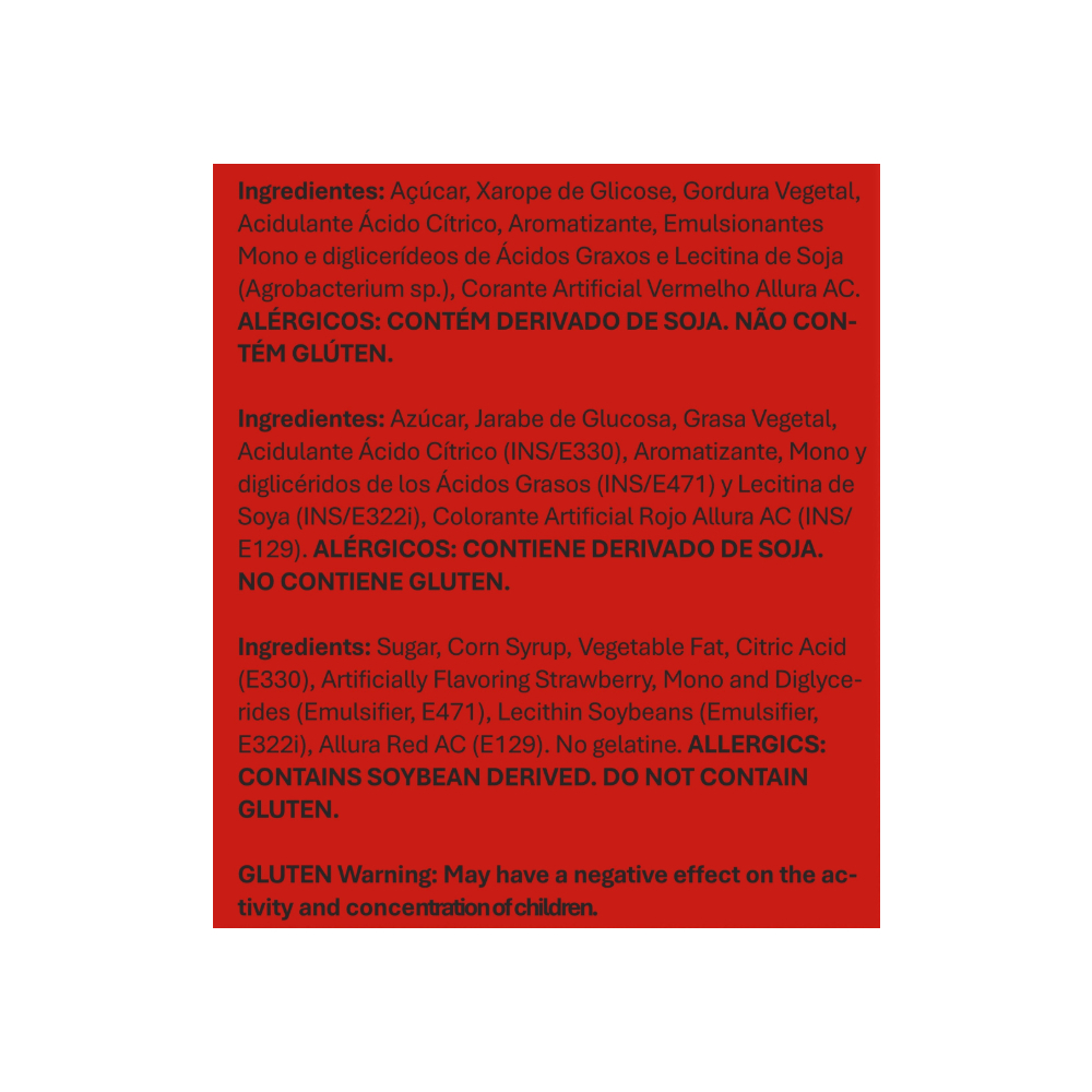 Caramelos blandos sabor a fresa Azedinha Icekiss (500 g / 17.64 oz) - Miniatura 3