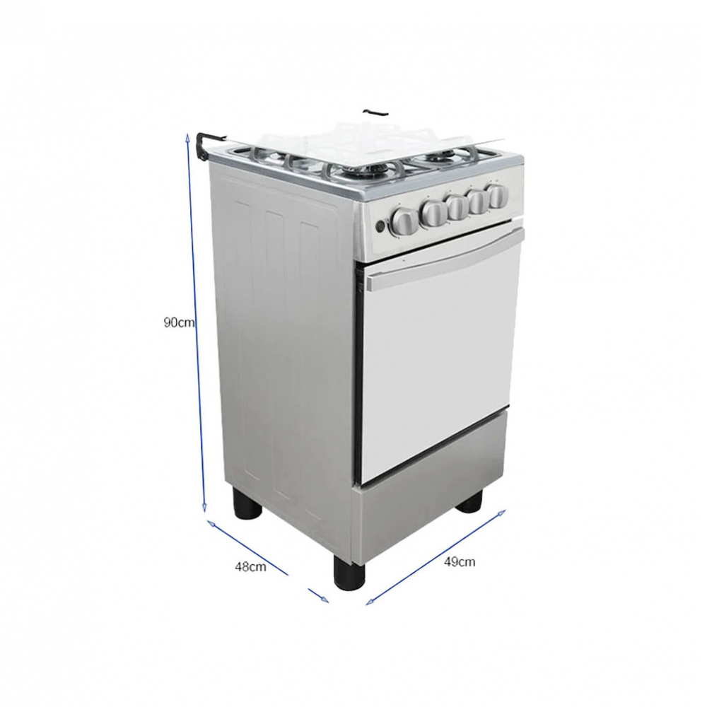 Cocina -estufa- de gas con horno de 20" Nisato NE-2064TELAF - Miniatura 3