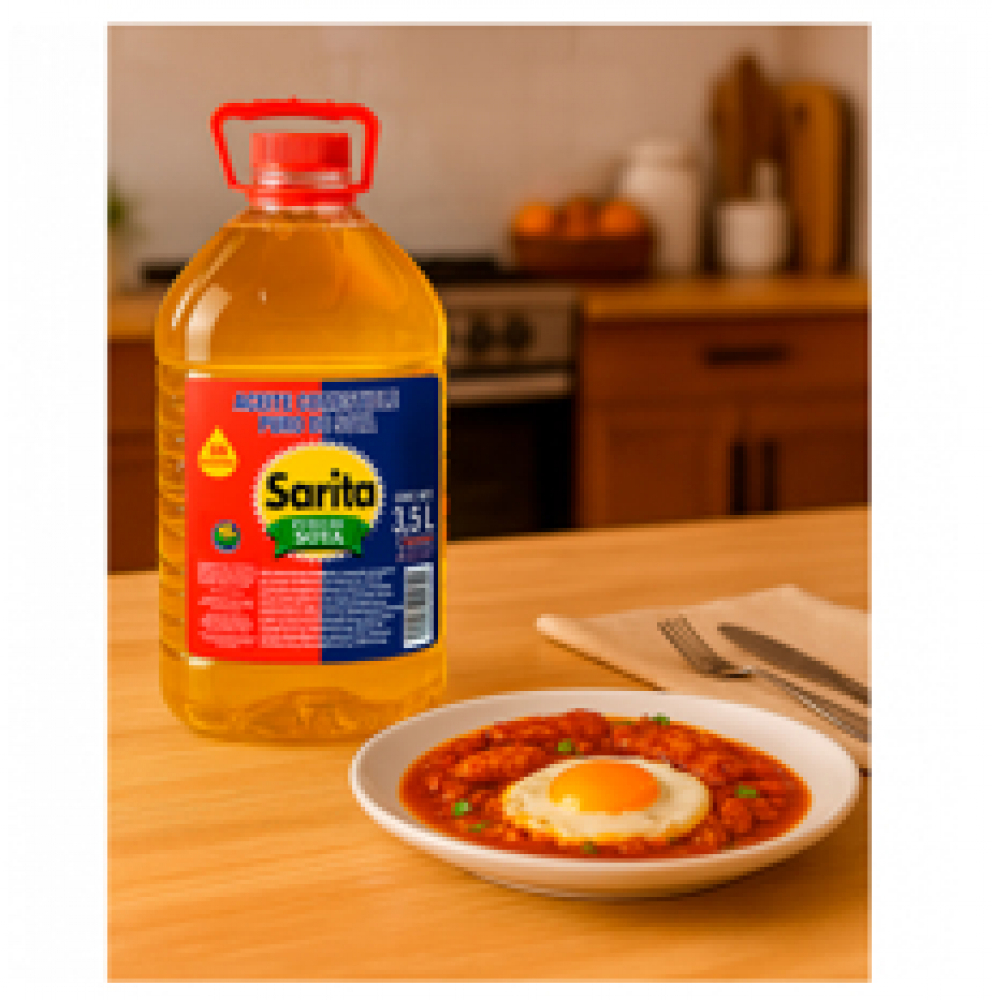 Aceite puro de soya Sarita ( 2 x 3.5 L) - Miniatura 4