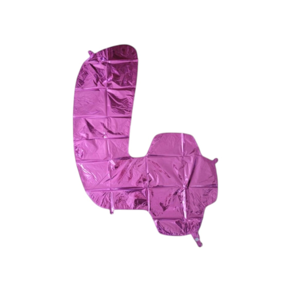 Globo rosado 32" número 4 Balloon - Miniatura 3