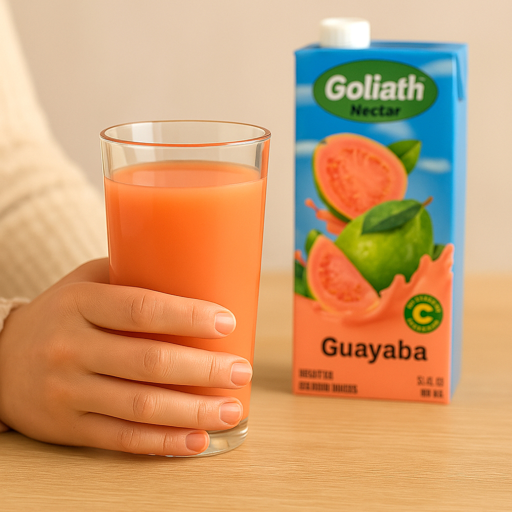 Jugo sabor guayaba Goliath (4 x 946 ml / 32 fl oz) - Miniatura 4