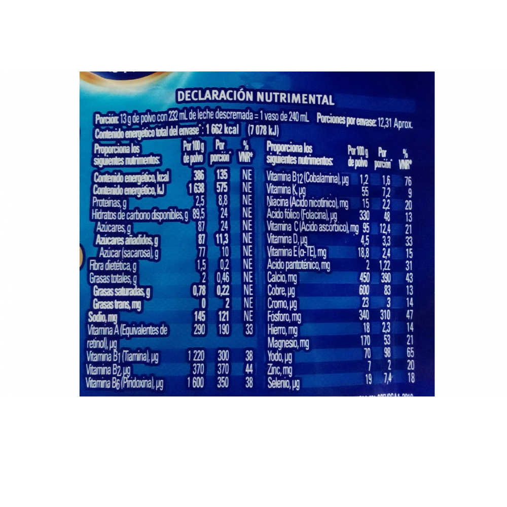 Chocolate en polvo Choco Milk (160 g / 5.64 oz) - Miniatura 4