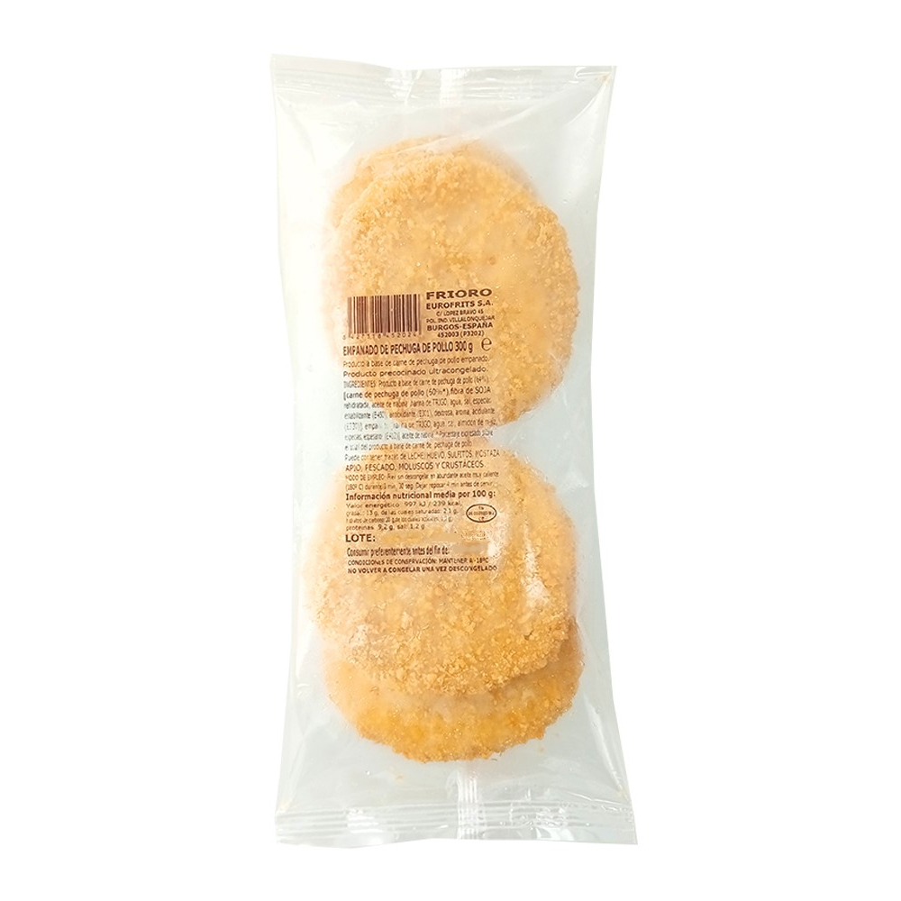 Empanado de pechuga de pollo Frioro (300 g / 10.5 oz) - Miniatura 4