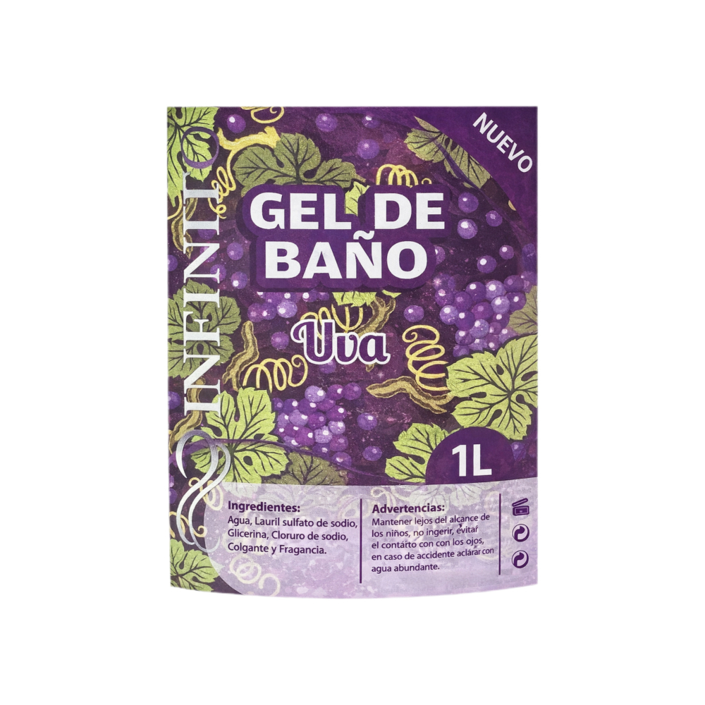 Gel de baño de uva Infinito (1 L) - Miniatura 2