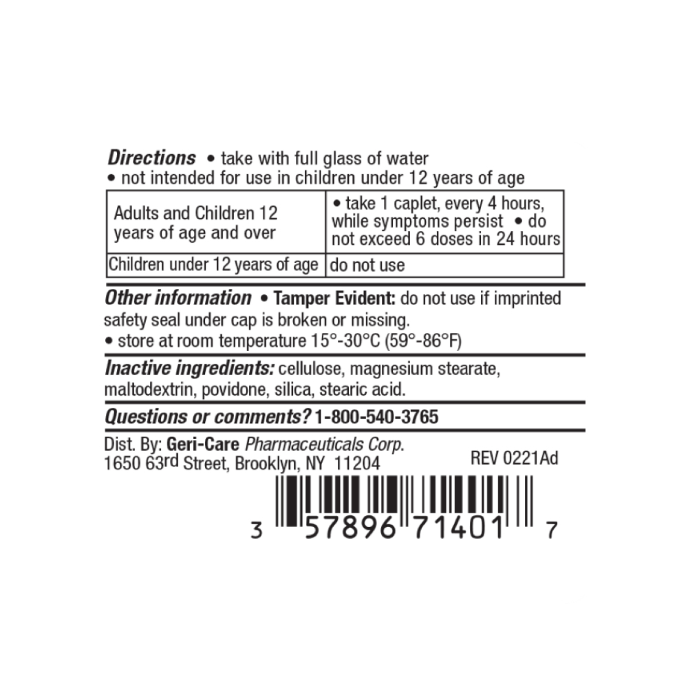 Guaifenesina Expectorante 400 mg Gericare (100 cápsulas) - Miniatura 3