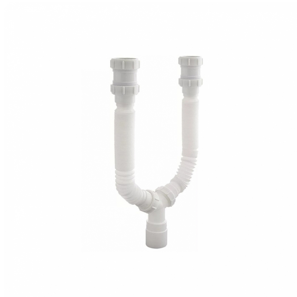 Trampa doble flexible de PVC de 1-1/2" Griven - Miniatura 2