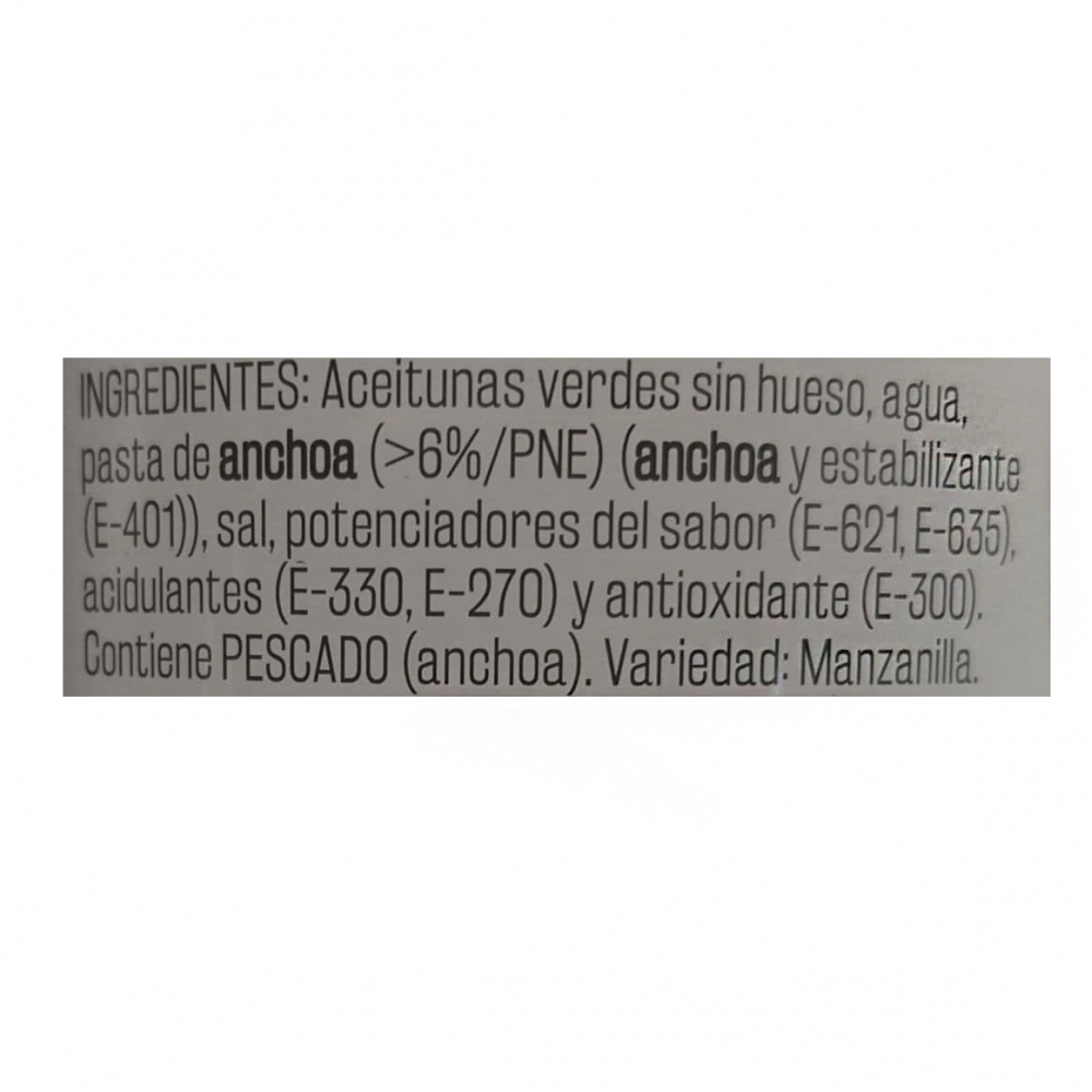 Aceitunas verdes rellenas de anchoa Vima Foods (295 g / 10.40 oz) - Miniatura 3