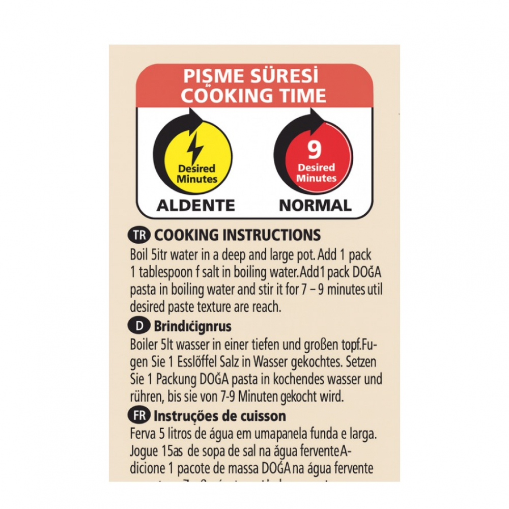 Espaguetis Doga (500 g / 1.10 lb) - Miniatura 2