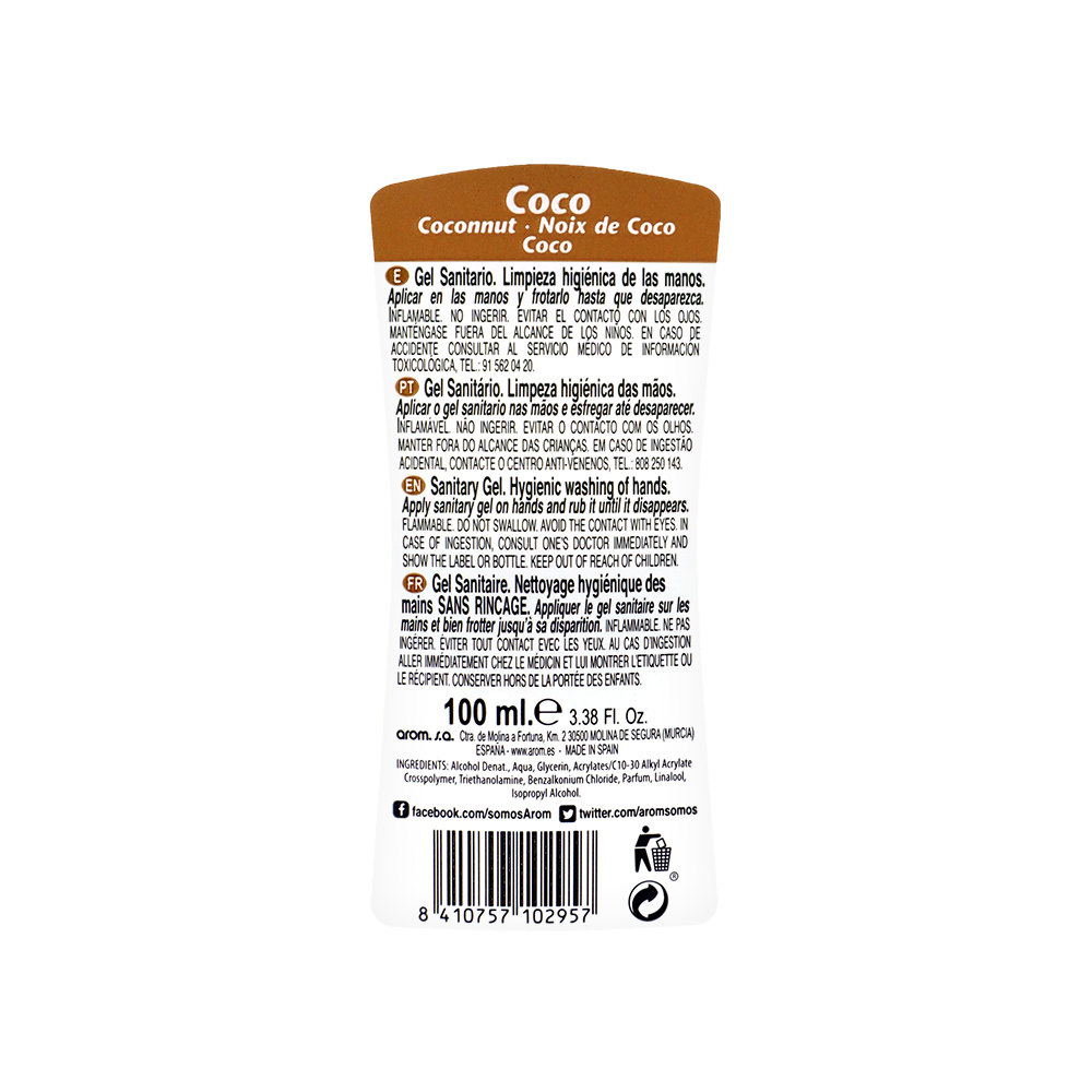 Gel sanitario Coco S'nonas (100 ml) - Miniatura 3