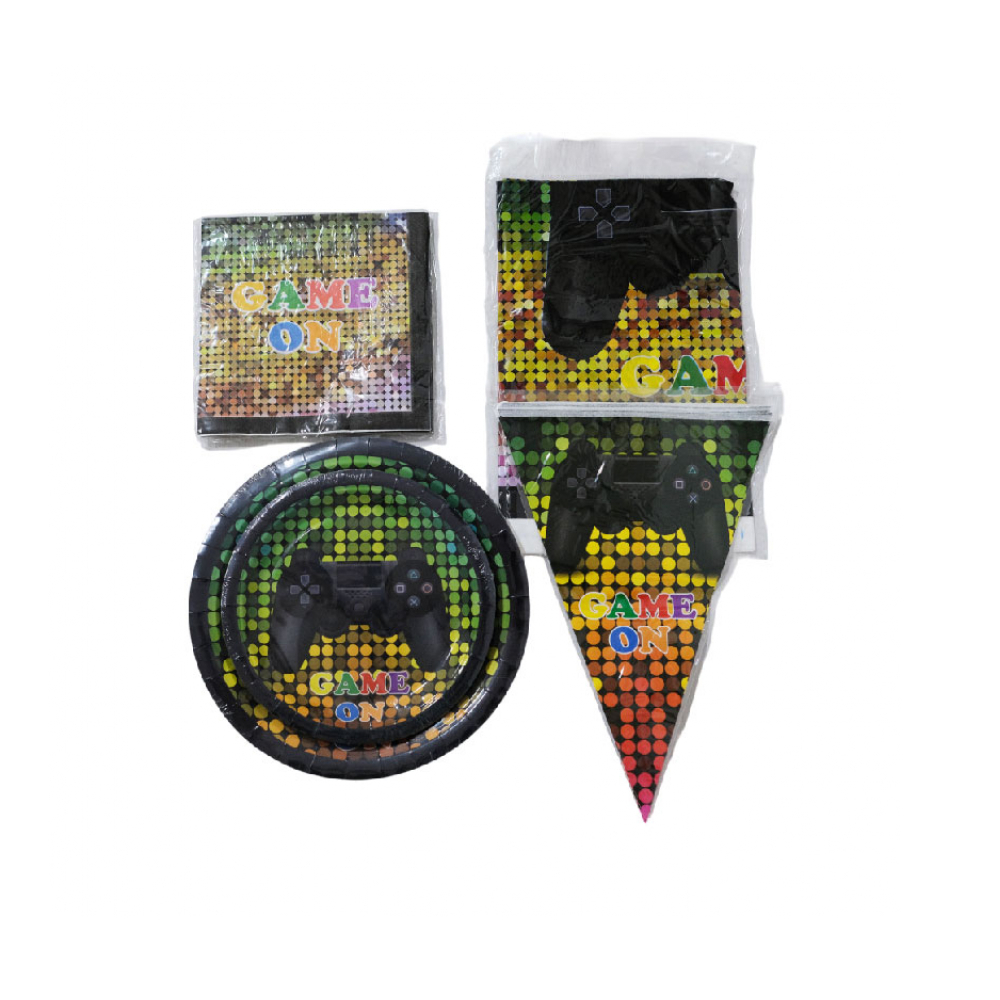 Set de 66 artículos para fiesta con temática Nintendo - Miniatura 3