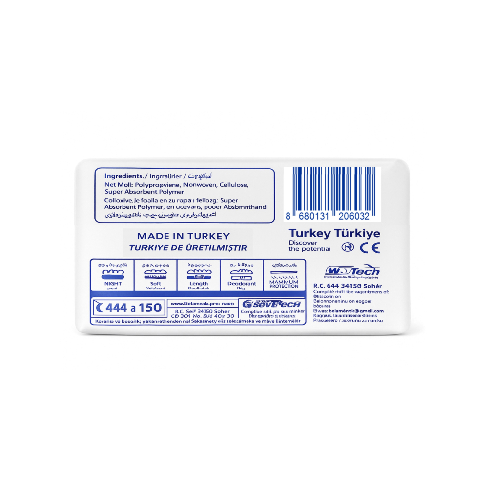 Toallas sanitarias largas con alas First Lady (8 U) - Miniatura 3