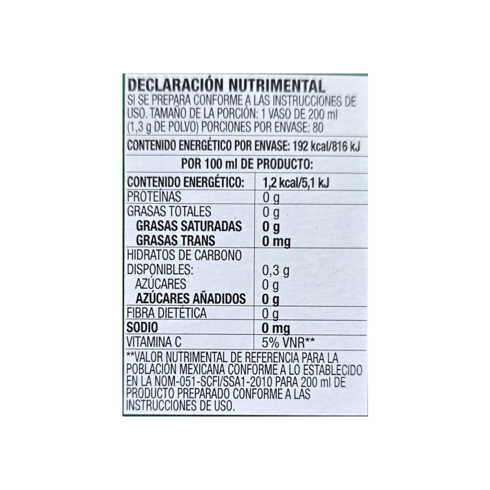 Refresco instantáneo sabor guayaba Zuko (104 g / 3.67 oz) - Miniatura 4