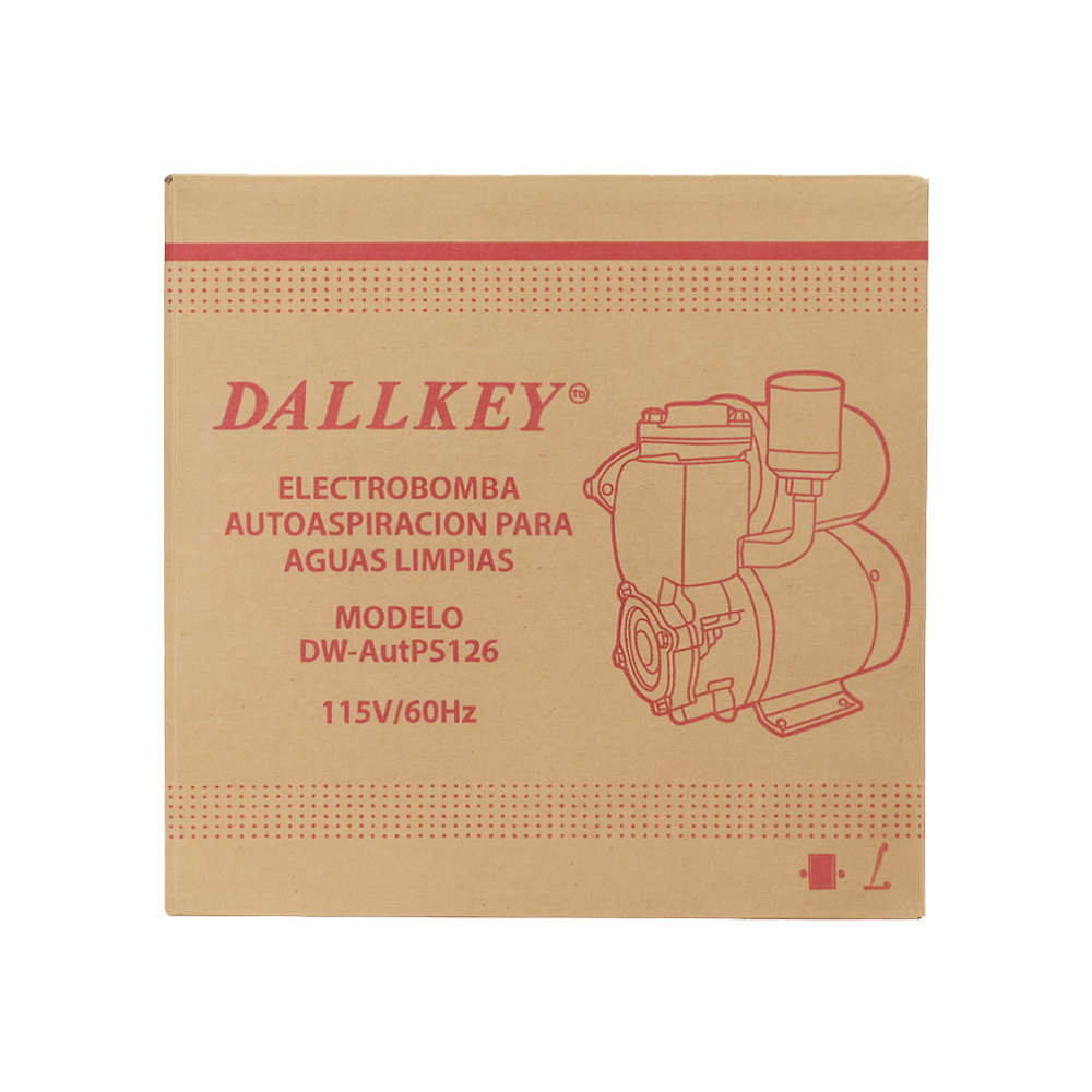 Bomba de agua de autoaspiración de 0.3 HP / 1" x 1" Dallkey DW-AutPS126 - Miniatura 4