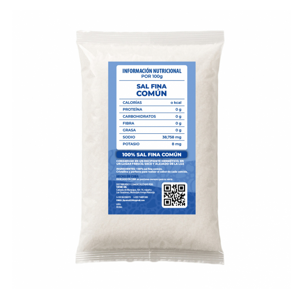 Sal fina común Campo Vivo (8 x 1 kg / 2.2 lb) - Miniatura 3