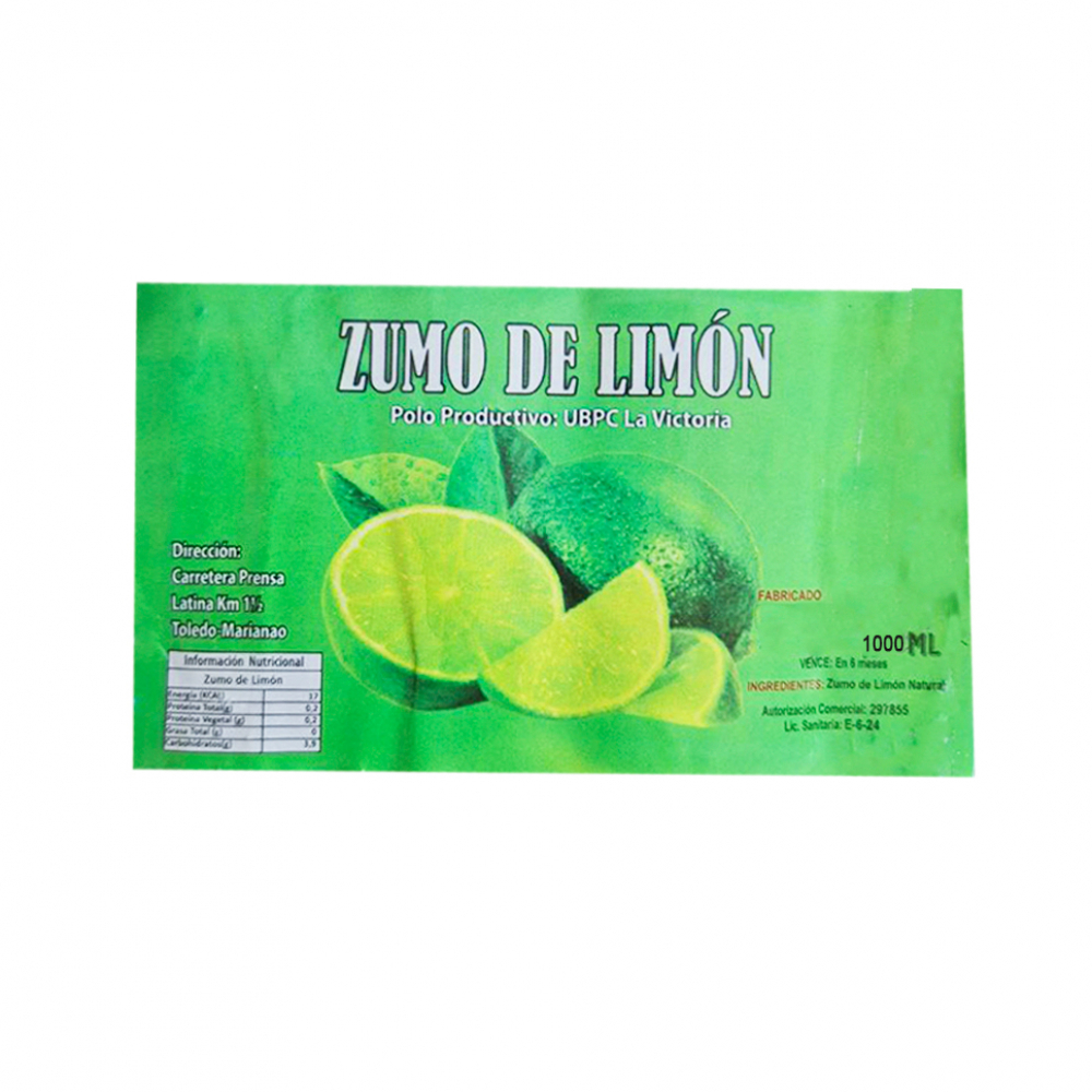 Zumo de limón (4 x 1 L) - Miniatura 2