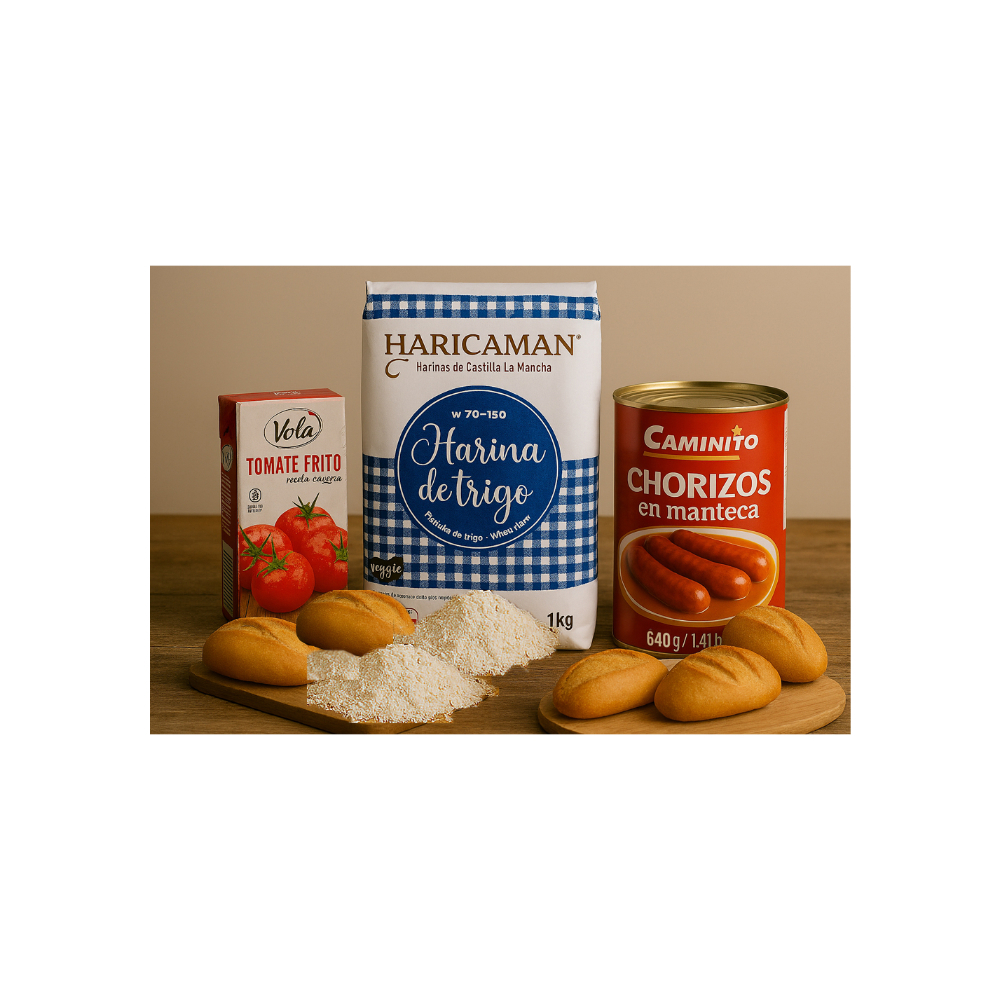 Tomate frito +  harina de trigo + chorizos en manteca - Miniatura 2