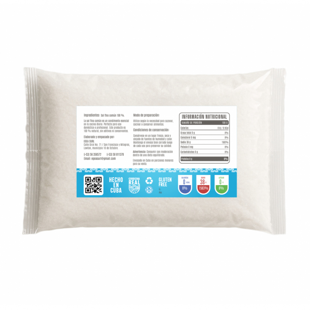 Sal fina común Cosecha Real (8 x 1 kg / 2.2 lb) - Miniatura 3