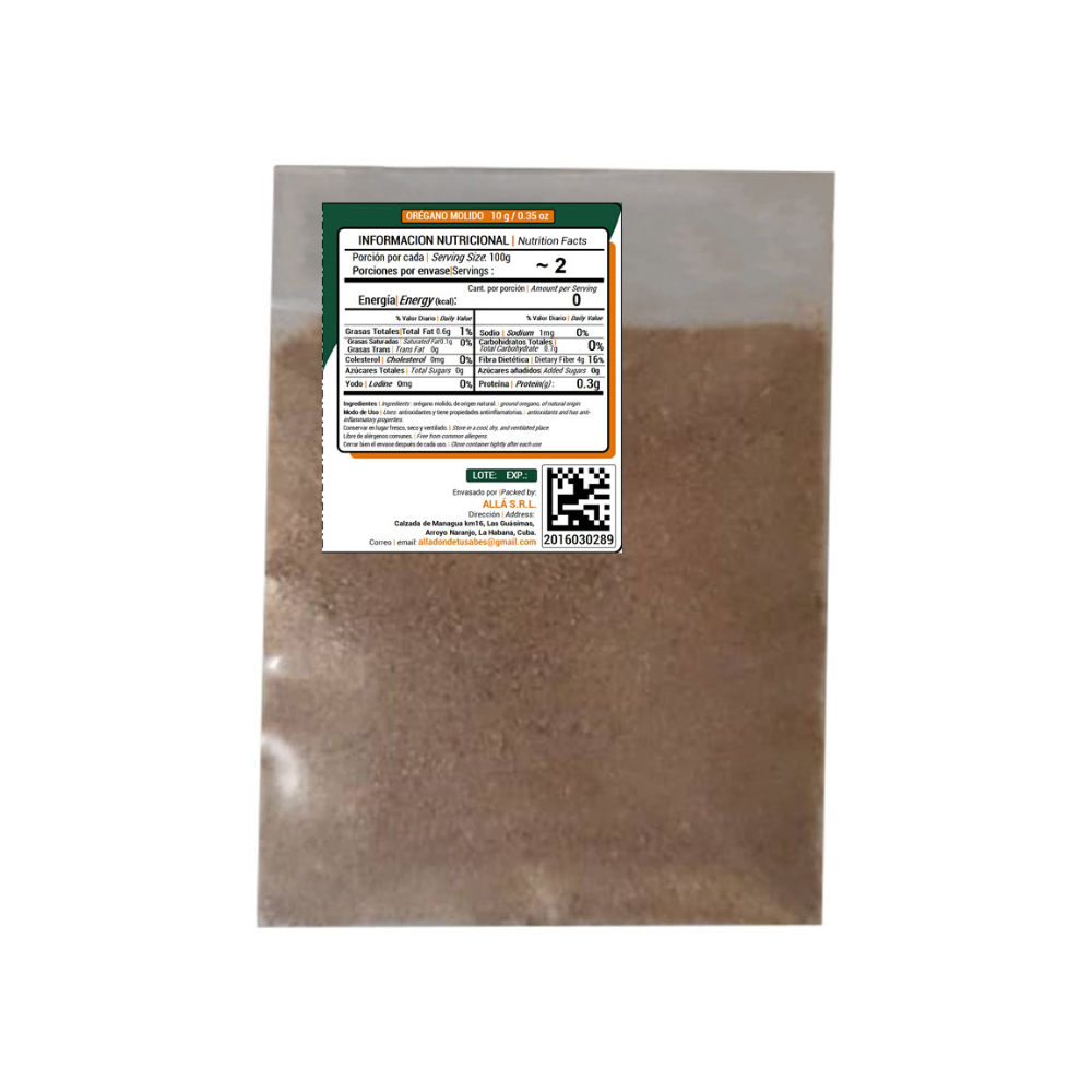 Orégano molido ALLÁ (10 g) - Miniatura 3