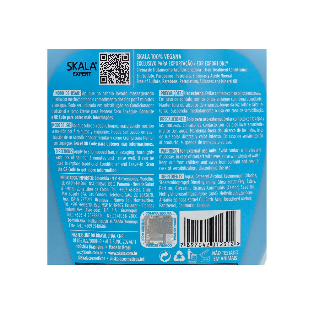 Crema de tratamiento Mais Cachos Skala Expert (1 kg / 2.2 lb) - Miniatura 4