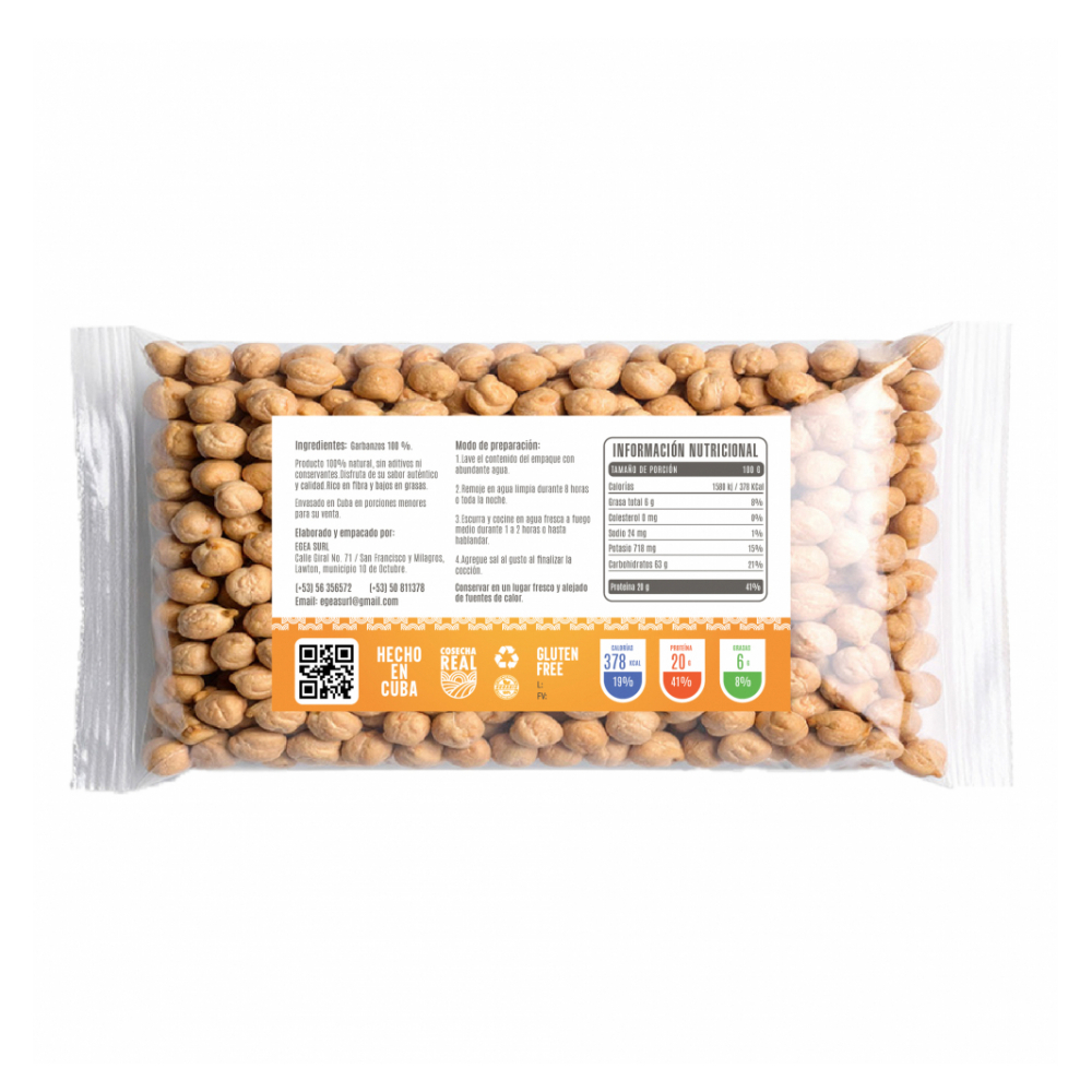 Garbanzos Cosecha Real (3 x 500 g / 1.1 lb) - Miniatura 3