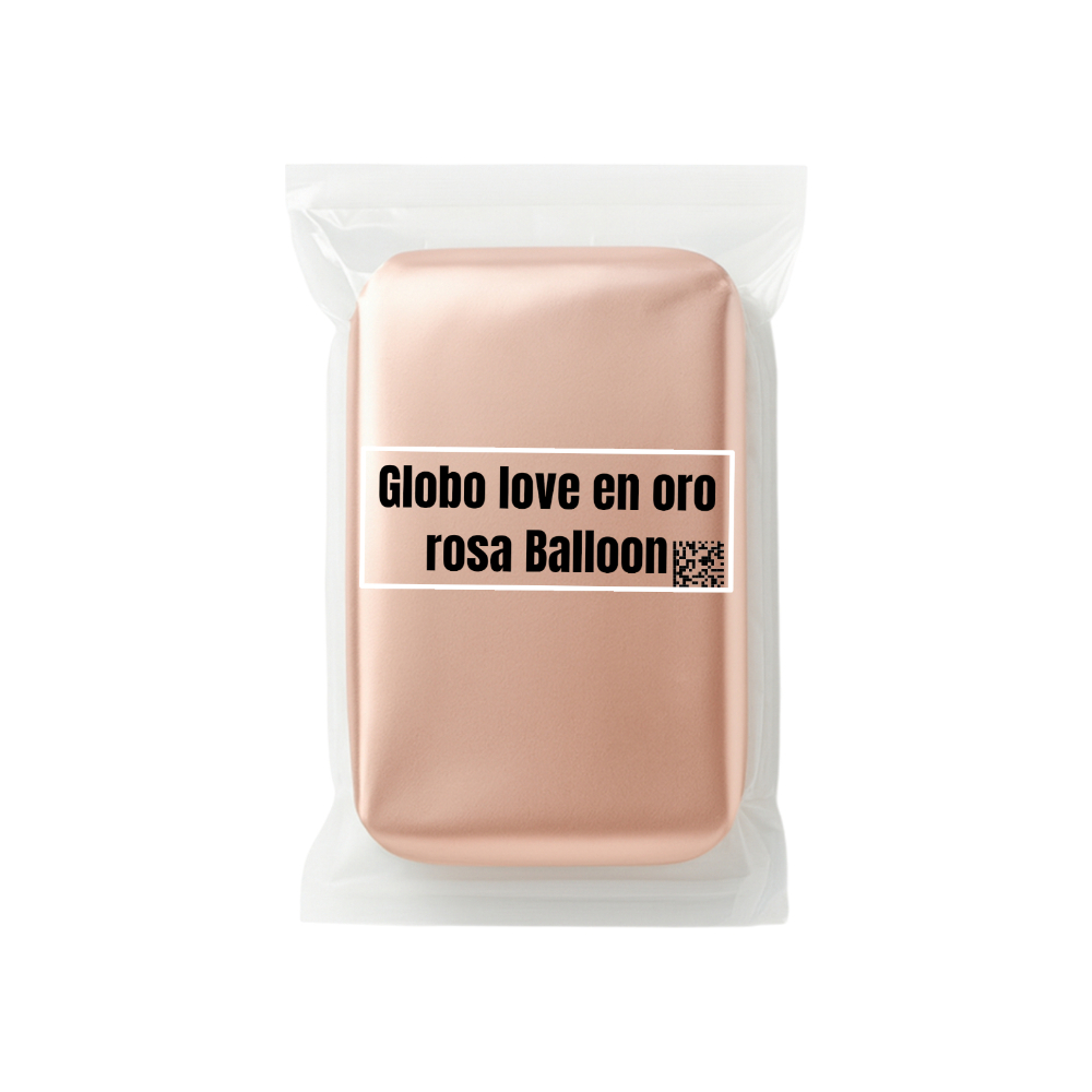 Globo love en oro rosa 108 cm x 64 cm Balloon - Miniatura 3