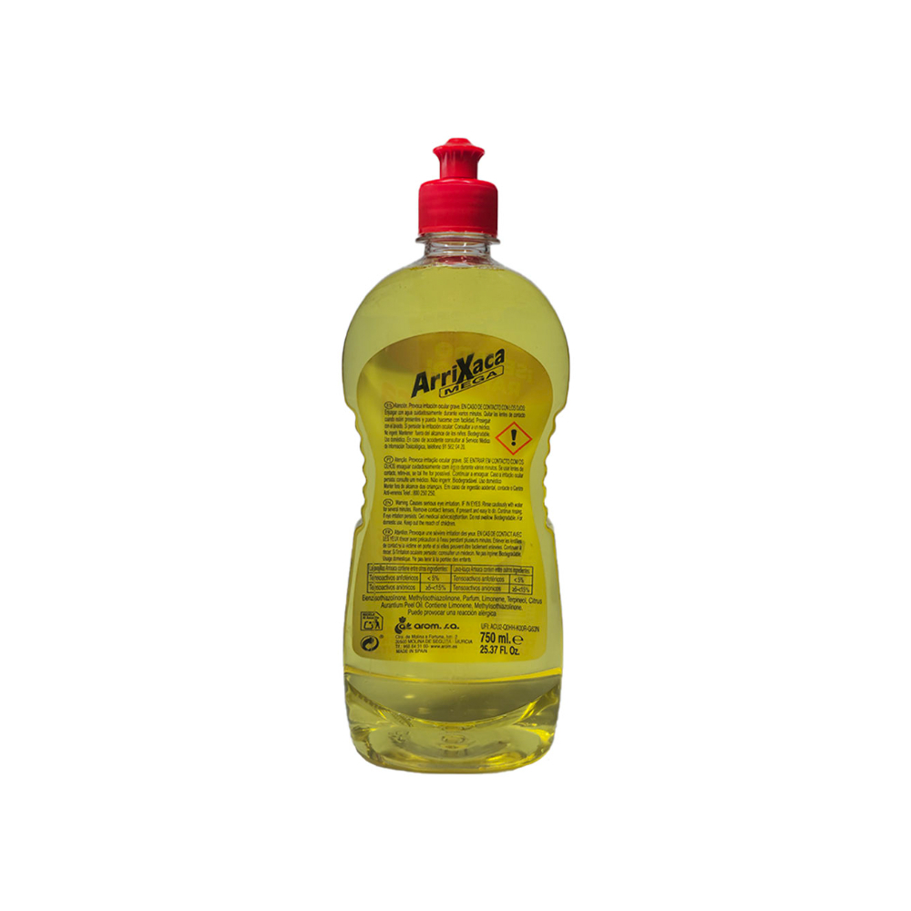 Lavavajillas concentrado de limón Arrixaca (750 ml) - Miniatura 2