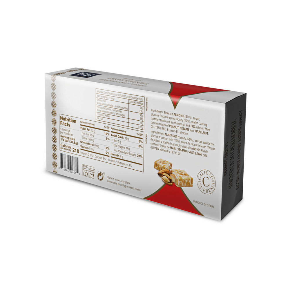 Turrón de Alicante Calidad Suprema YEYA (150 g / 5.3 oz) - Miniatura 3