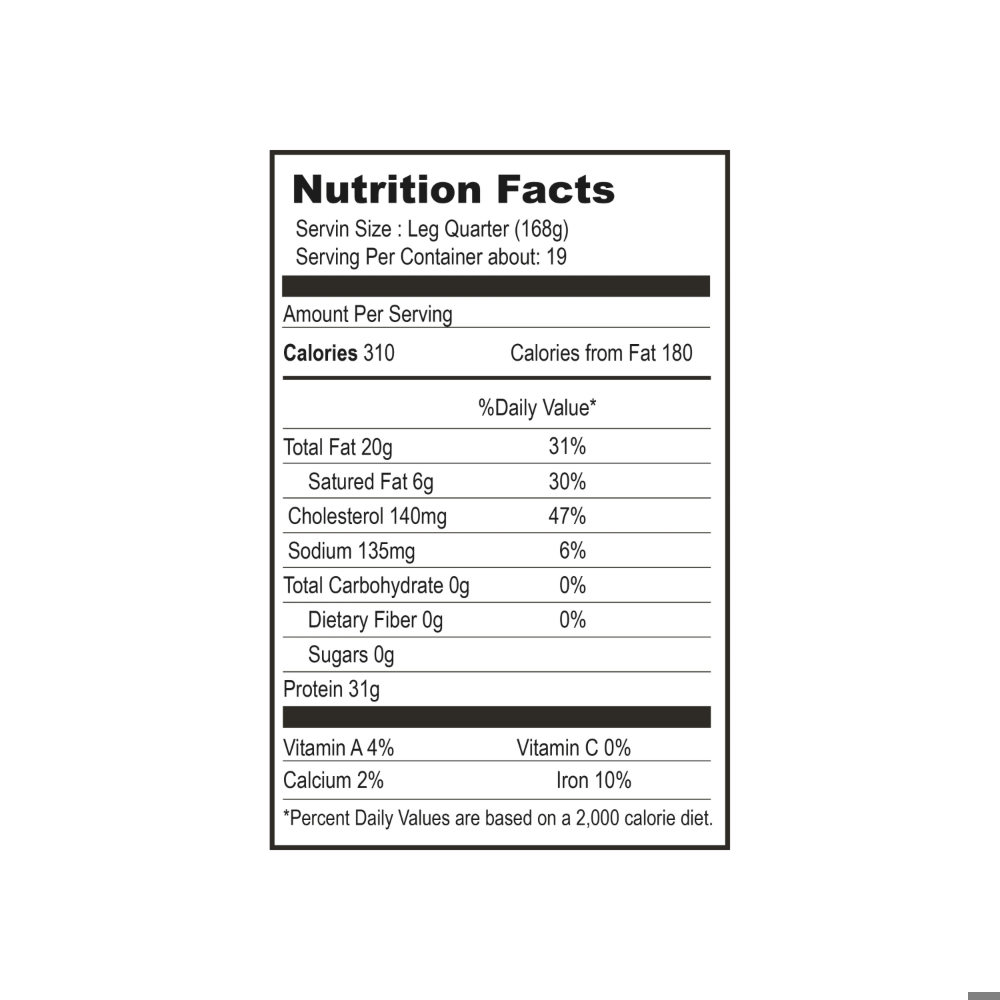 Cuartos traseros de pollo Mar Jac (3 x 4.54 kg / 10 lb) - Miniatura 3