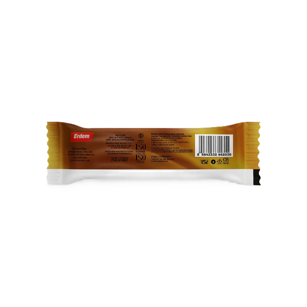 Barra de chocolate rellena de caramelo Nuga Erdem (18 g) - Miniatura 2
