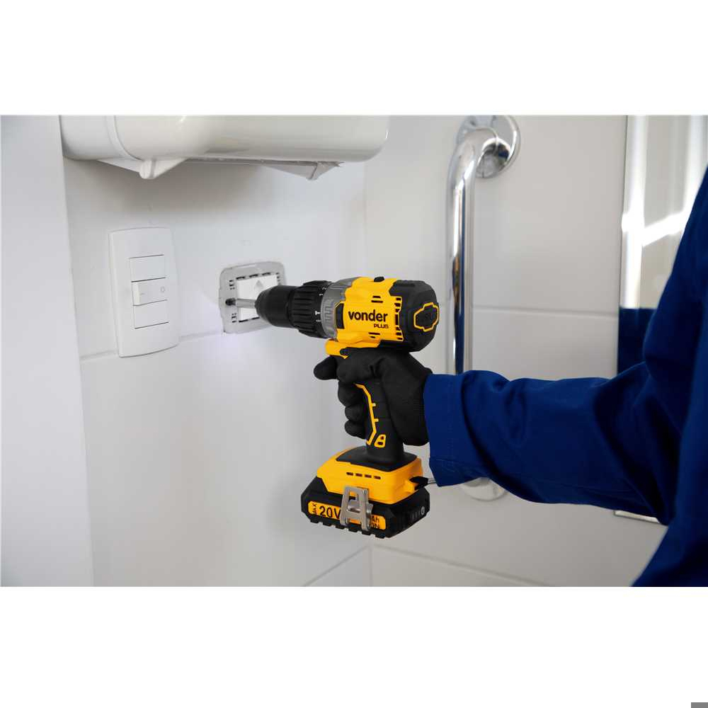 Destornillador / Taladro de 20 V con impacto Vonder PFV212IB - Miniatura 4