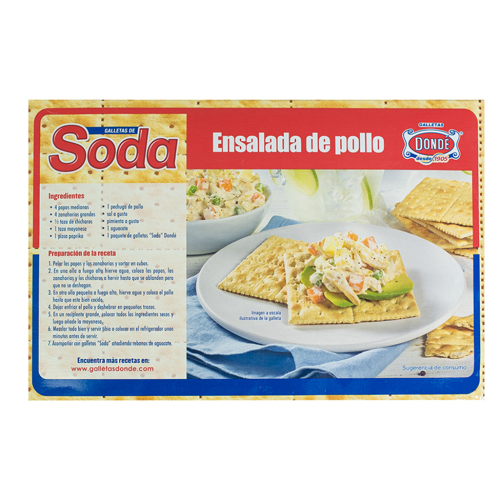Galletas de soda Dondé (800 g / 1.76 lb) - Miniatura 4