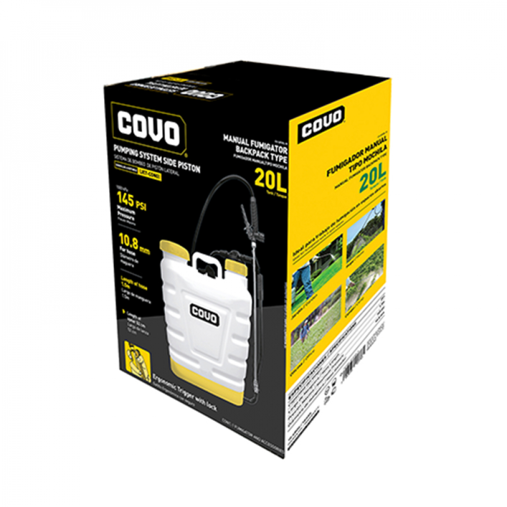 Tanque depósito bomba tipo mochila para fumigar Covo (20 L) - Miniatura 2