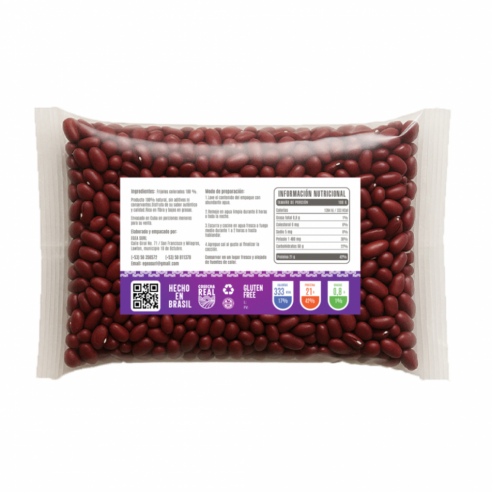 Frijoles colorados Cosecha Real (6 x 1 kg / 2.2 lb) - Miniatura 3