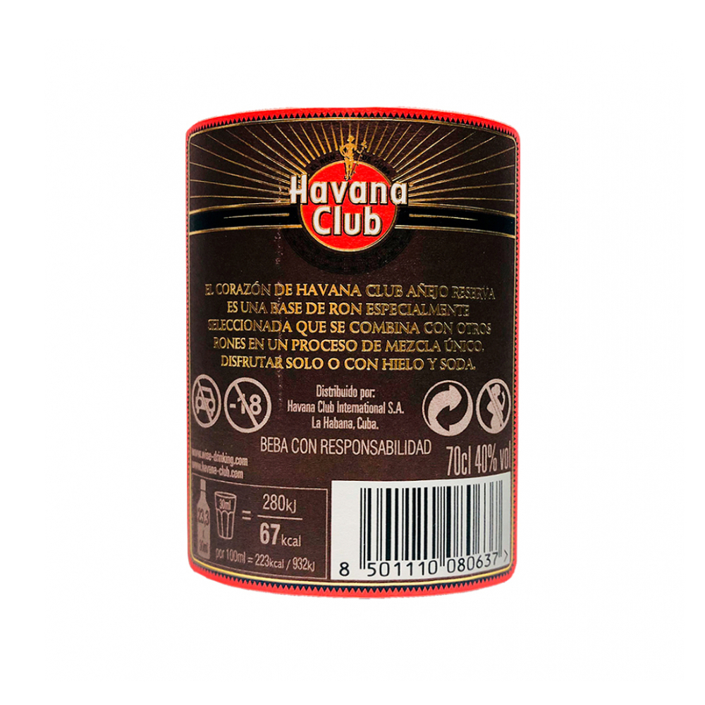 Ron añejo reserva Havana Club (2 x 700 ml) - Miniatura 3