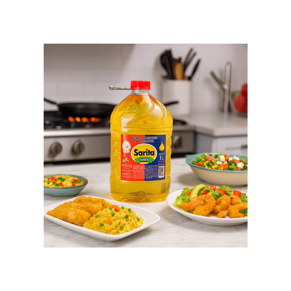 Aceite puro de soya Sarita (3 x 5 L) - Miniatura 2