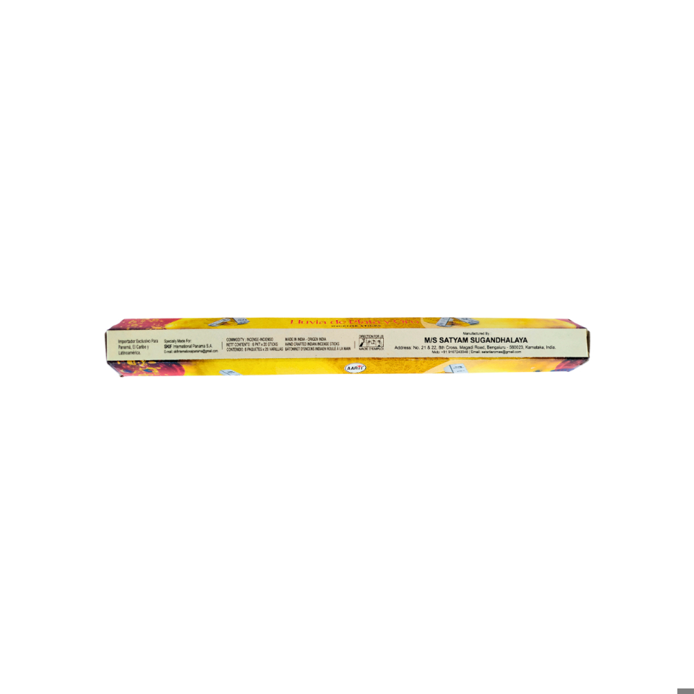 Varillas de incienso fragancia lluvia de plata y oro Aarti (20 U) - Miniatura 3